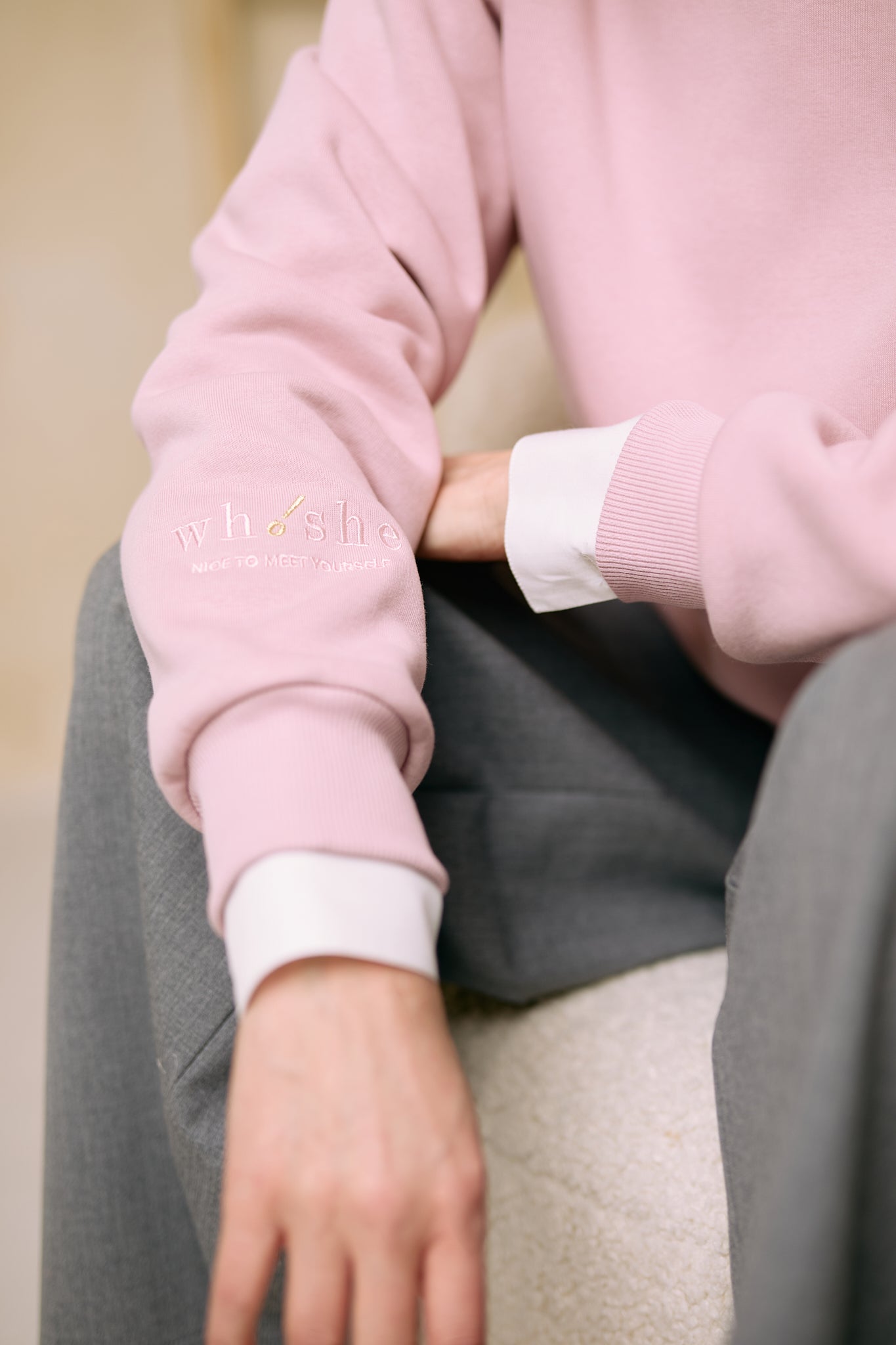 Stella Sweatshirt in dusty pink