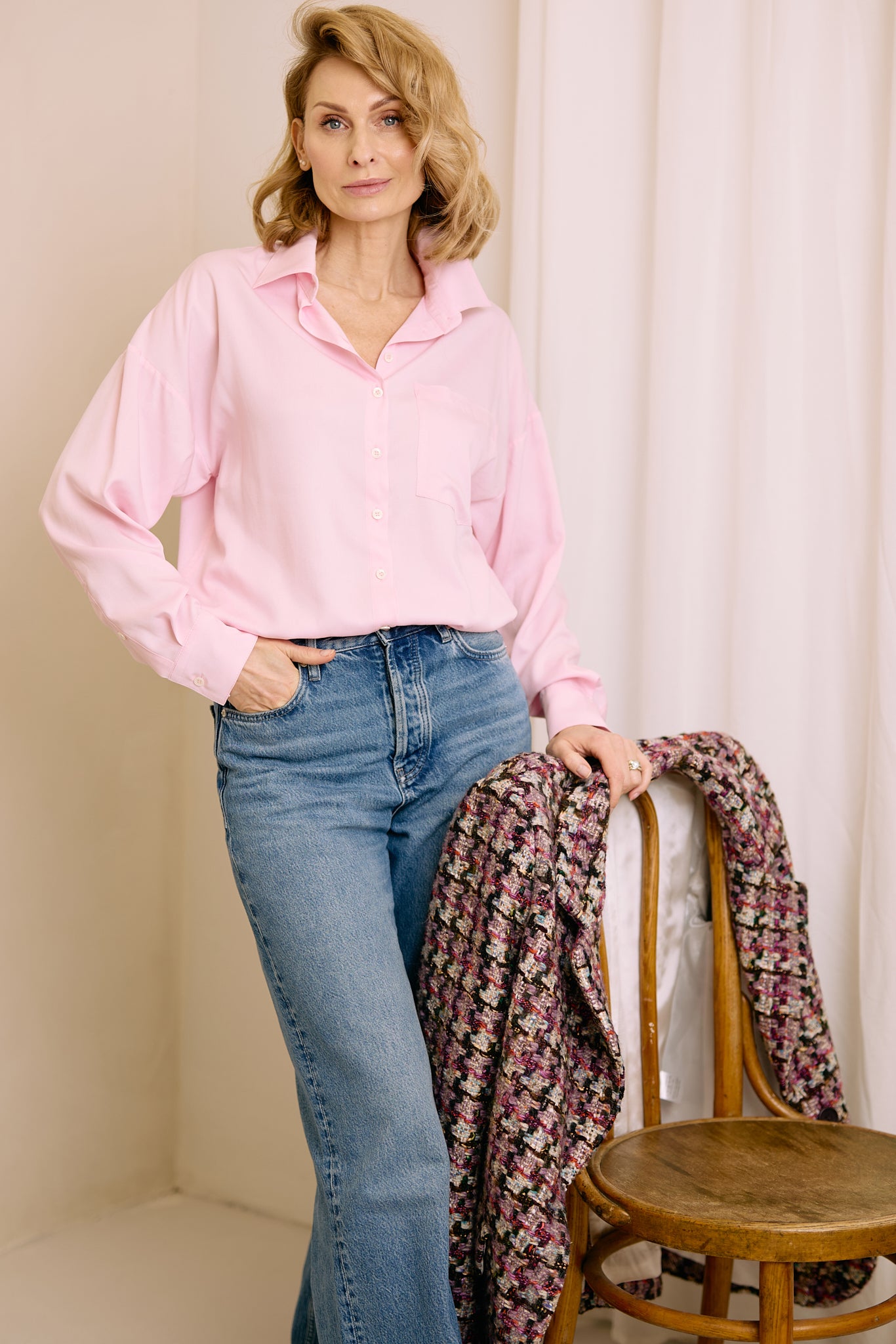 Shirt Rosella - pink colour